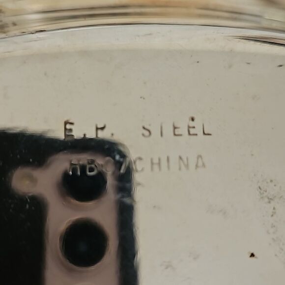 E.P Steel Vintage Silver Platter 13"-13" - Picture 4 of 16